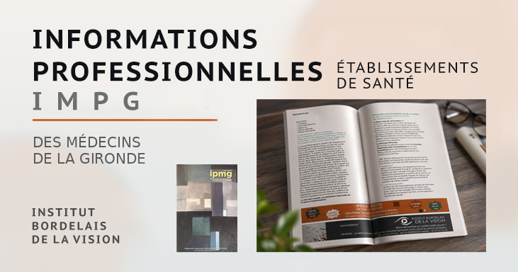 Article Informations Professionnelles des Médecins de la Gironde Institut Bordelais de la Vision Article Informations Professionnelles des Médecins de la Gironde Institut Bordelais de la Vision